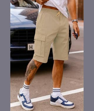 RAGZO Khaki Cotton Men's Cargos ( Pack of 1 )