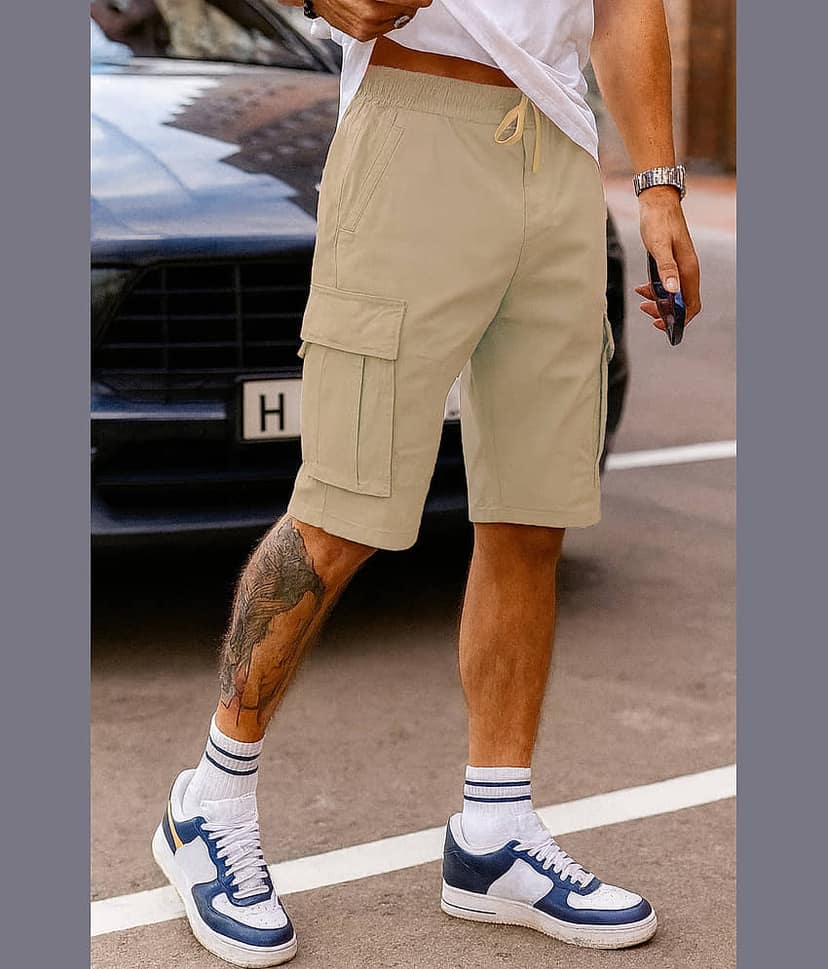 RAGZO Khaki Cotton Men's Cargos ( Pack of 1 )