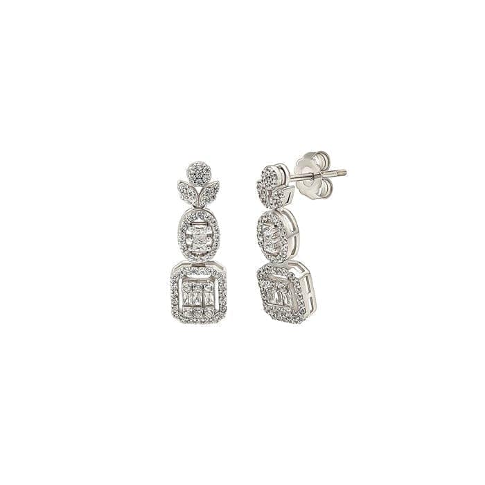 Silver Marvel Earrings view 5