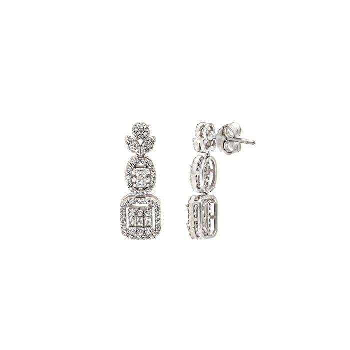 Silver Marvel Earrings view 6