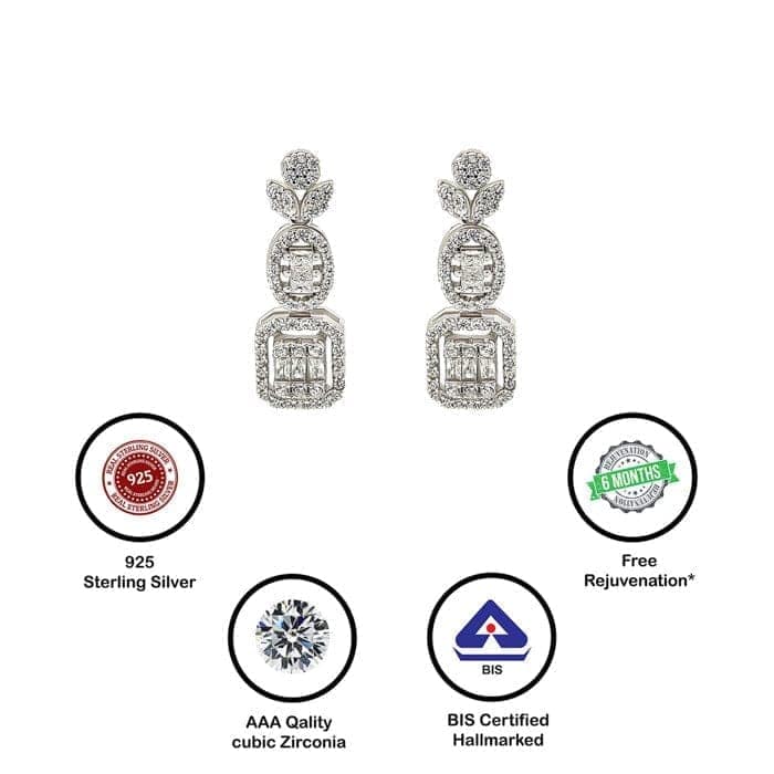 Silver Marvel Earrings view 7