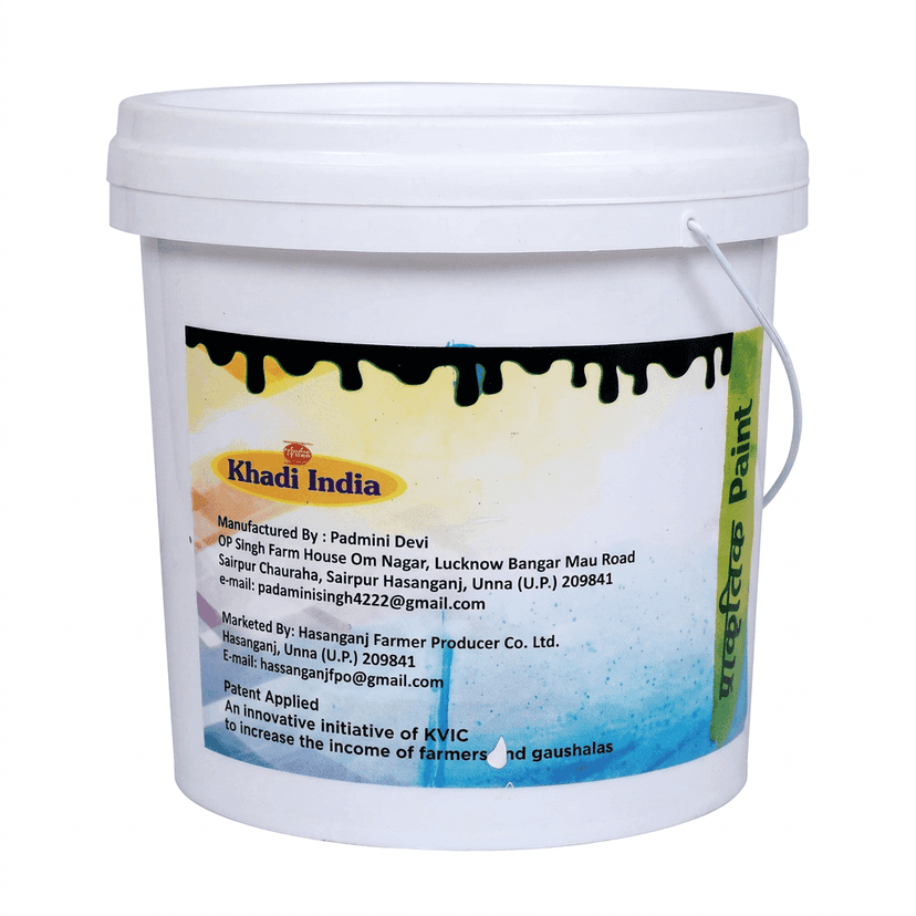 Khadi India Prakritik Paint Emulsion - Eco-Friendly Cow Dung Paint view 2