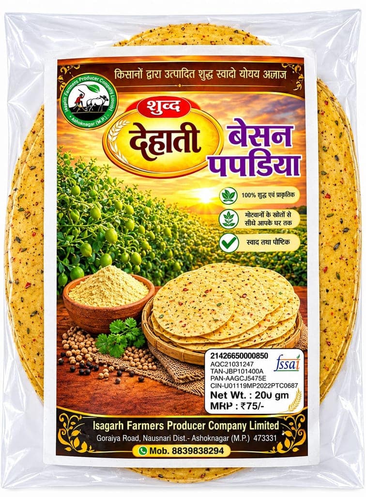 Shuddh Dehati Besan Papadiya view 3