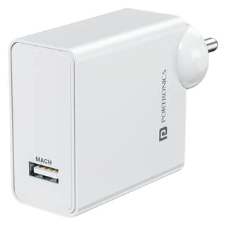 Portronics Adapto 25A 25W Fast Charger, Type C PD Charger, Intelligent Chip, Over Voltage Protection