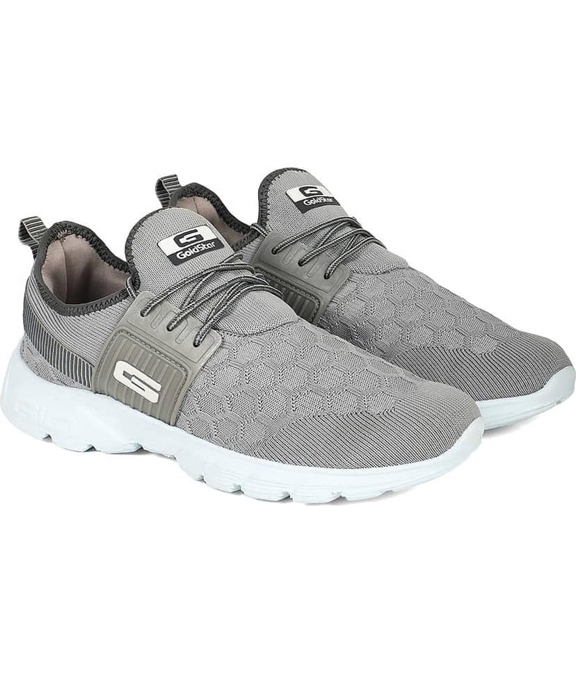 goldstar shoes Gray Men's Sports Running Shoes view 2