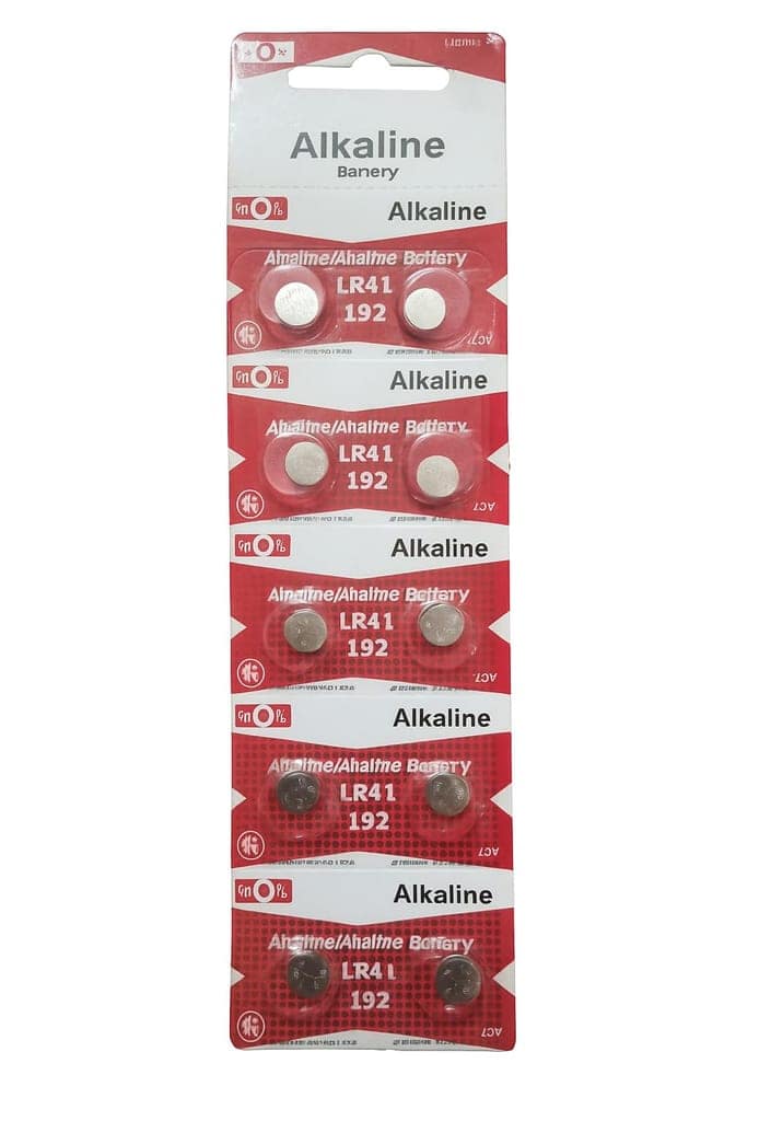 Exelent 10-Pack LR41 Button Cell Battery LR41 AG3 392A 1.5v Alkaline Battery for Compatible Calculator Watch Electonic Devices (Pack of 10) view 2