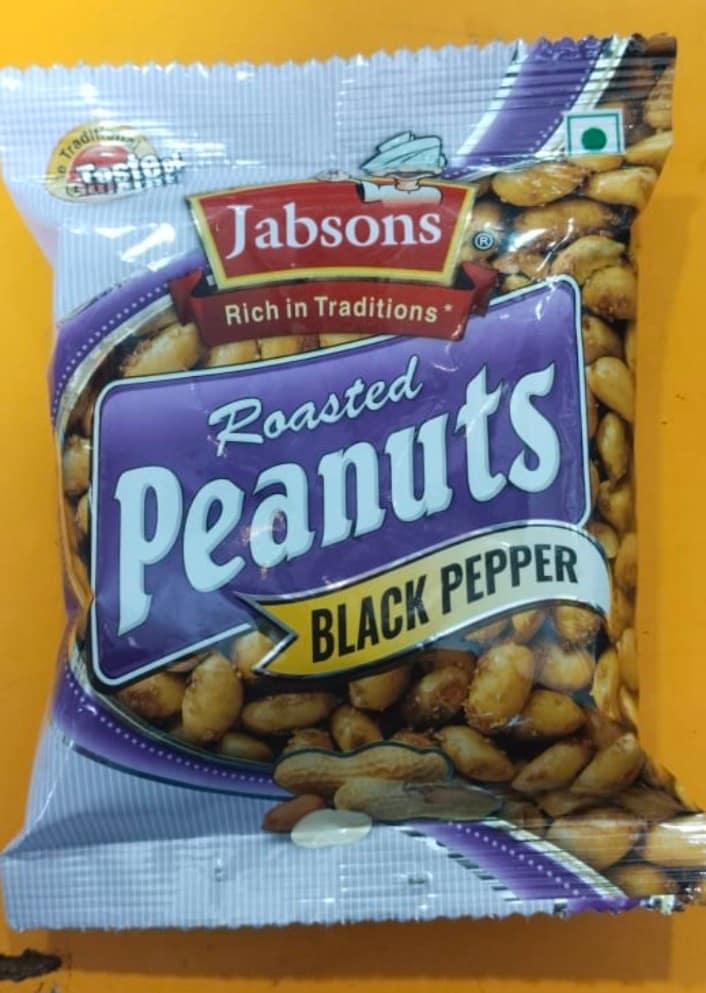 Jabsons roasted peanuts black pepper