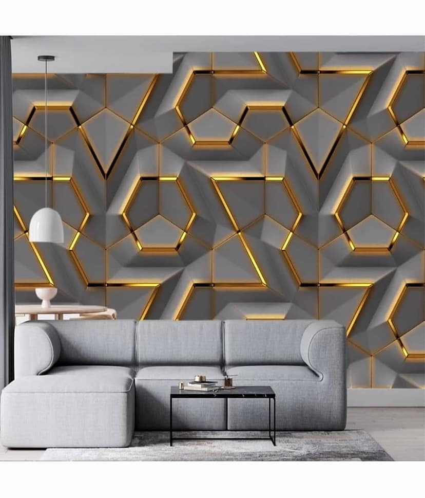 3D DARK GREY WALLPAPER