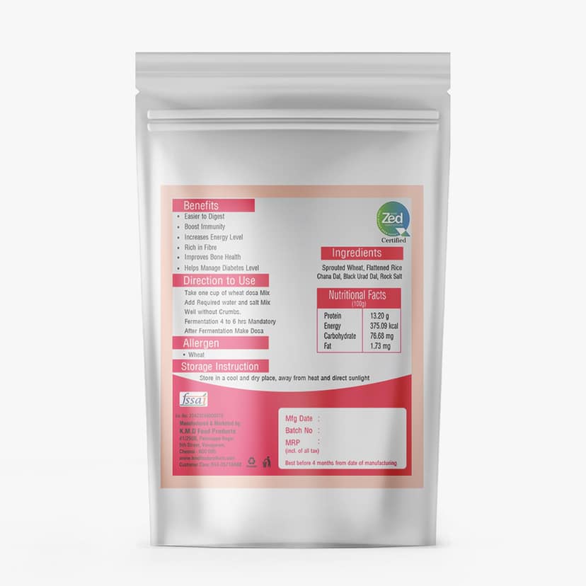 WHEAT DOSA MIX FLOUR 250g view 2