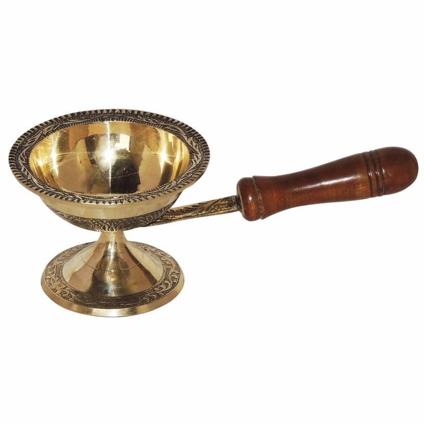 Brass Table Decor Deepak (FMAS684 D) view 4
