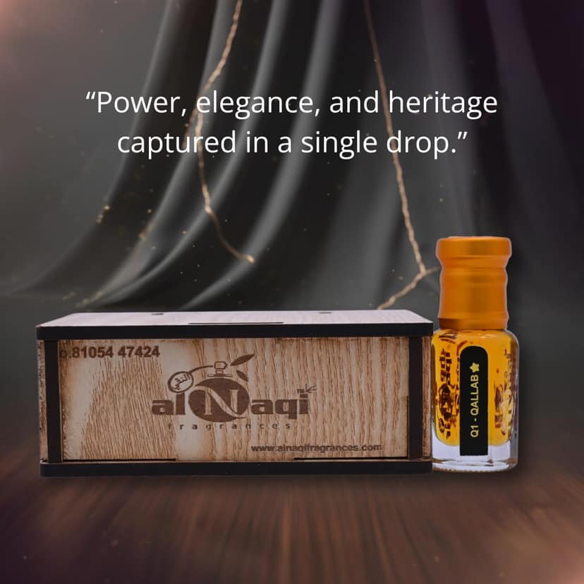 alNaqi Qallab Attar 6ml - Qallab 6ml - Arabian Perfume Oil for Unisex, Oriental Fragrance with Grapefruit and Rose Notes, Alcohol Free itra, Original Khallab Attar view 4