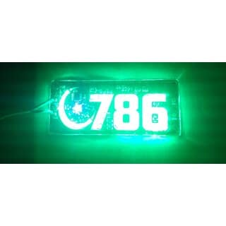 Pack of 2- 786- Led Light Logo with Self Adhesive Back Up Lamp Car, Motorbike, Truck, Van LED (12 V, 5W) (Universal For view 2