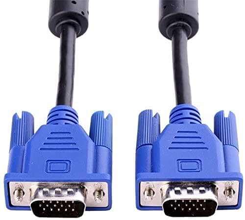 VGA Cable, 15 Pin Male to Male Cord for Computer Support Monitor, PC/Monitor/LCD/LED, Plasma, Projector, TFT view 2