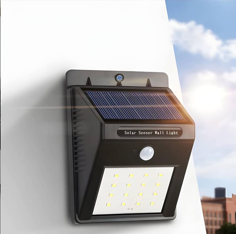 20 LED Solar Motion Sensor Light | Outdoor Waterproof Wall Light | Automatic Sensor Security Light for Garden (Original Quality) view 2