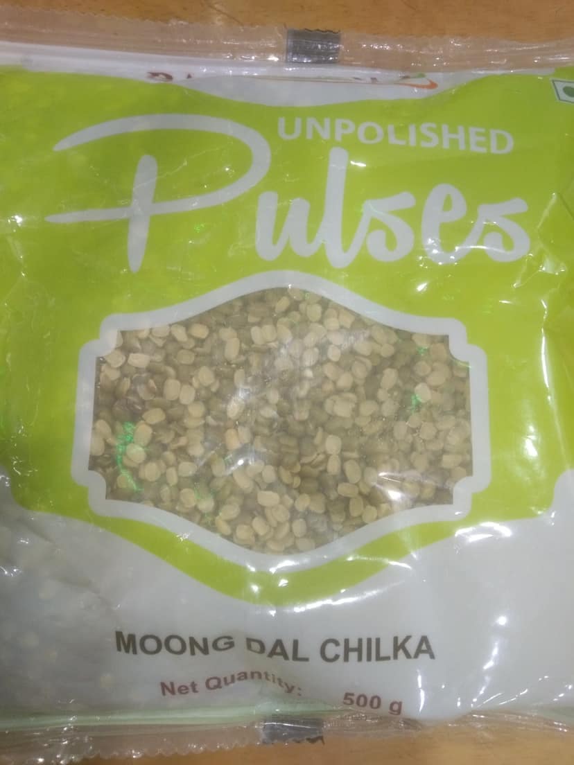 Patanjali Unpolished Pulses Moong dal chilka 500