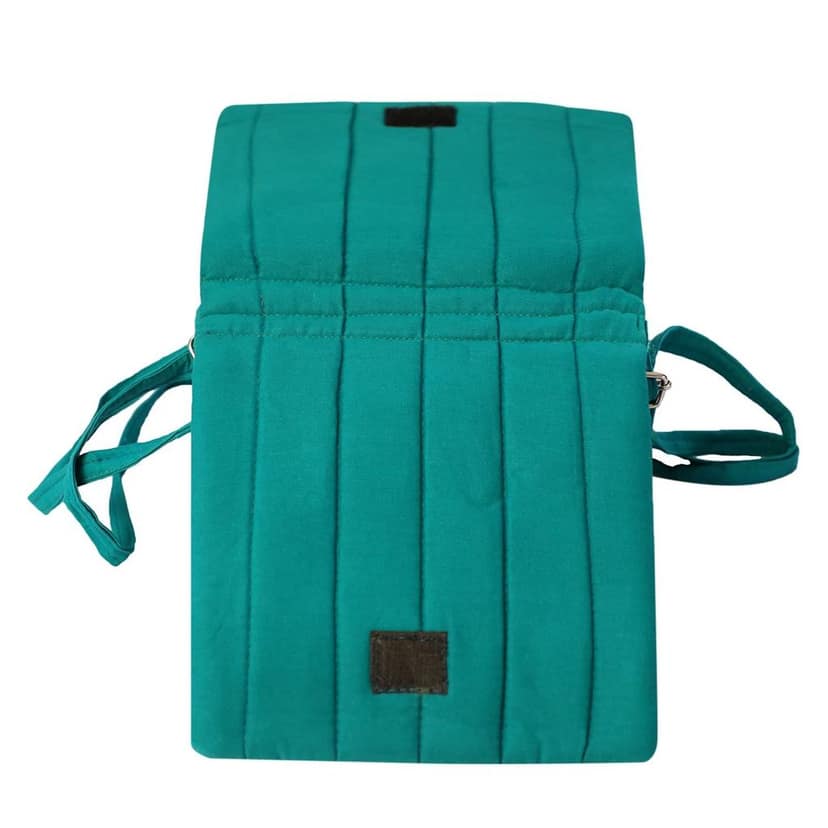 Women Handbag Banjara Traditional Side Bag Purse Cotton Handmade Green view 3