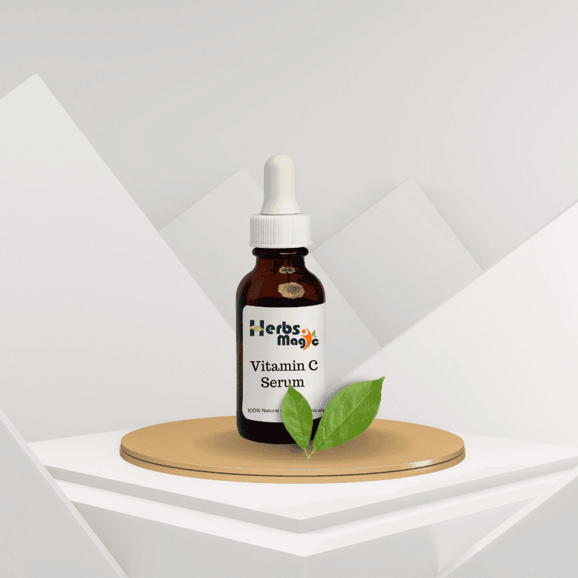 Herbs Magic Vitamin C Face Serum for Glowing Skin with Proteins, Aloevera and Amla| Potent Vitamin C Formula | Highly Stable & Effective Skin Brightening Vit C Serum | For Glowing Skin and Dark Spots | Non Irritating view 2