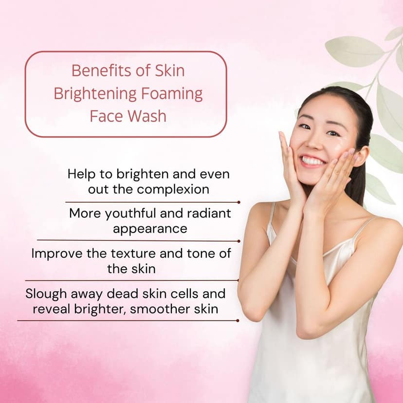 Chic Beauty 2 Foaming Face Wash Kit with Built-in Silicone Brush (Skin Brightening Foaming Face Wash 150ml + Ubtan Foaming Face Wash 150ml) view 6