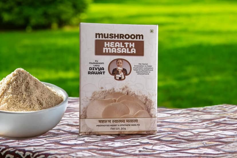 Soumya Foods Mushroom Health Masala, Oyster Mushroom Powder with Black Pepper Blend view 3