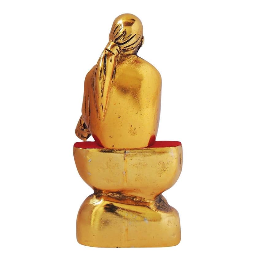 Aluminium Showpiece Sai Baba Statue (ASMAS300 G) view 3