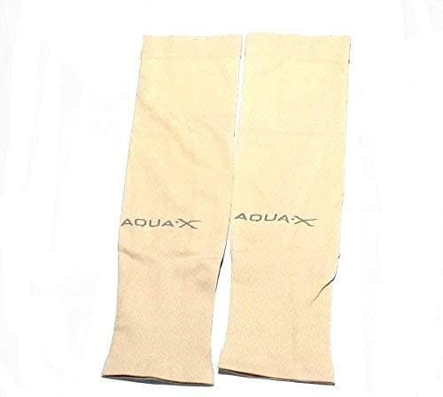 Nawani Ice Skin and UV-Cut Aqua-X, Cool Wristlet 1 Pair Arm Sleeves view 2