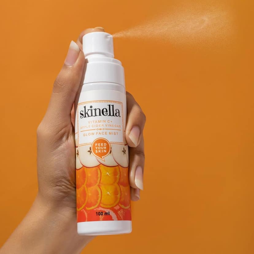 Skinella Vitamin C + Apple Cider Vinegar Glow Face Mist - 100ml view 3