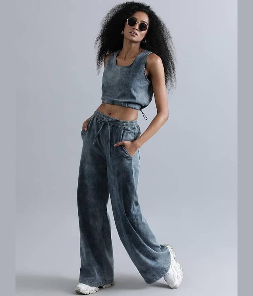 Bene Kleed Women Wide Leg Waist Jeans view 7