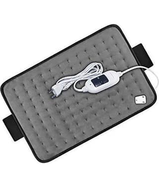 Mcp Velvet Grey Temperature Controller Orthopedic Belt Heating Pad