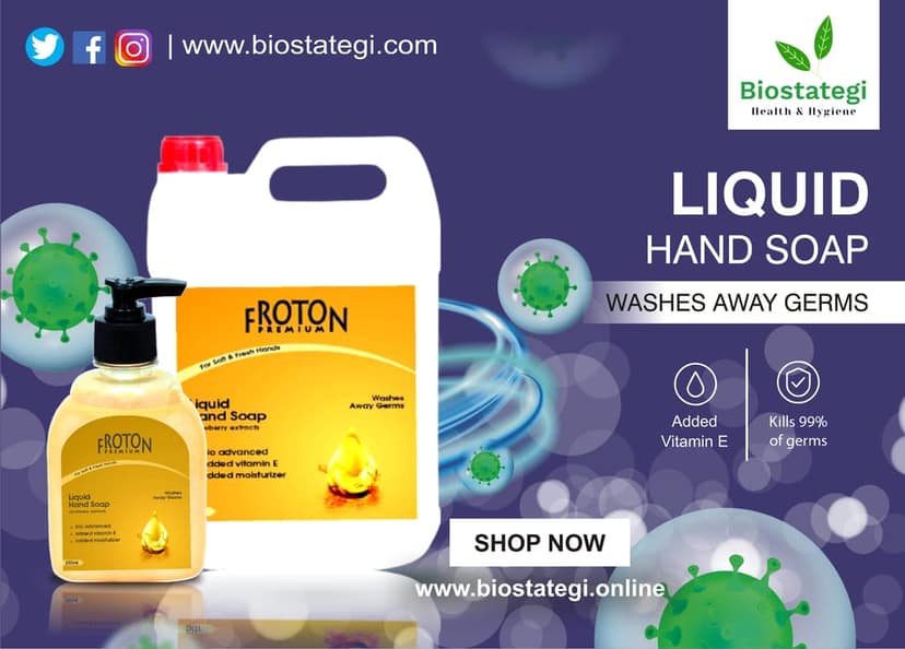 Froton Handwash Gold Pine 5 LTR view 4