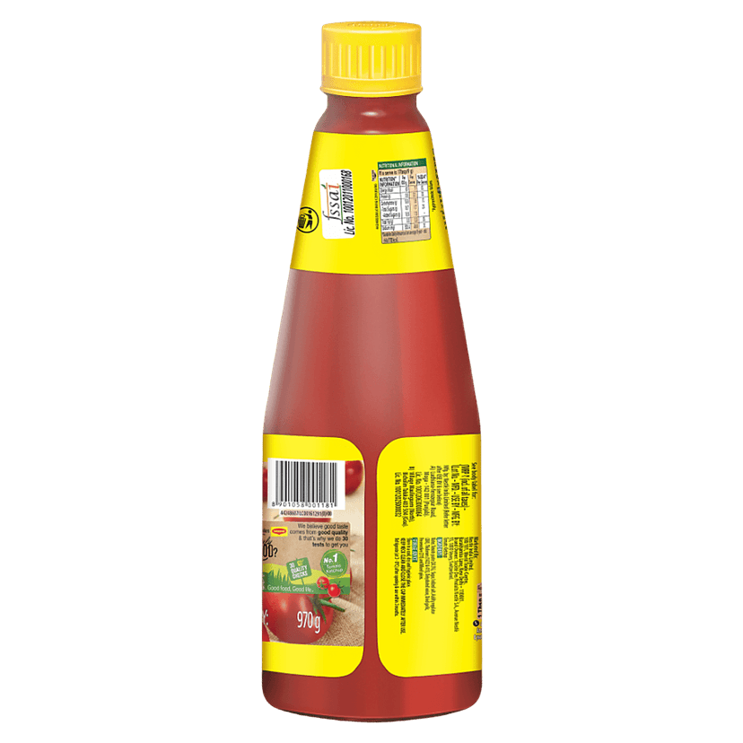 Maggi Rich Tomato Ketchup - Made With Real Tomatoes, 970 G Bottle view 2