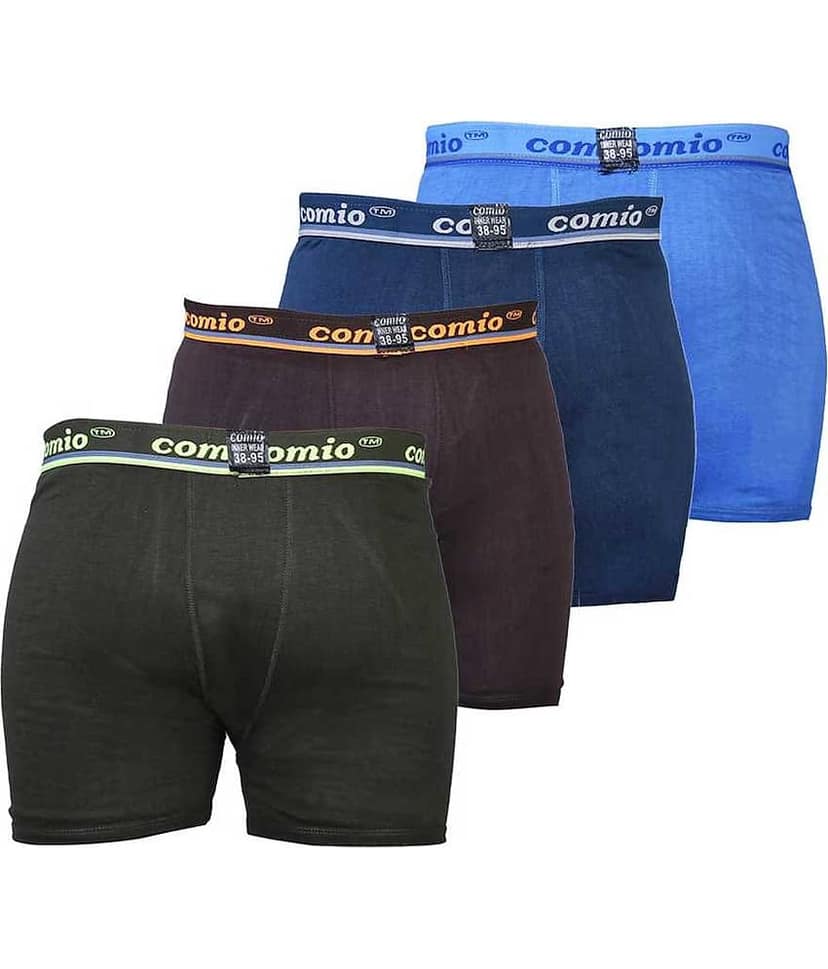 Comio Pack of 5 Cotton Blend Men's Trunks ( Multicolor ) view 2