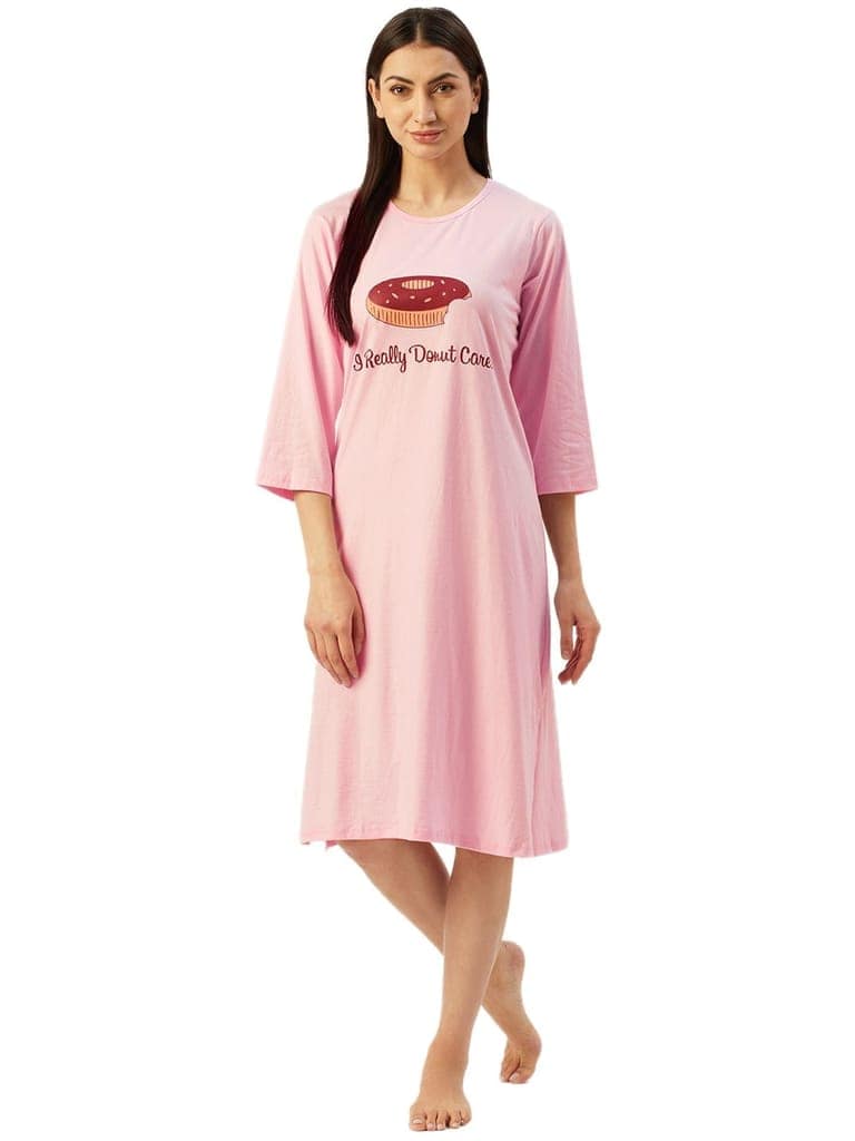 Klamotten Women's Printed Sleepshirt DB23R view 3