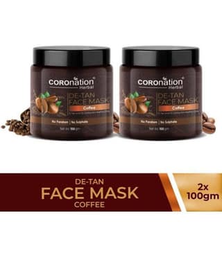 coronation herbal De-Tan Face Mask Cream 200 gm