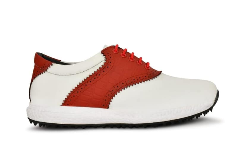 HITCARO Men's Proffessional Leather Golf Shoes | Lace-Up | Waterproof | Comfortable | Breathable view 3