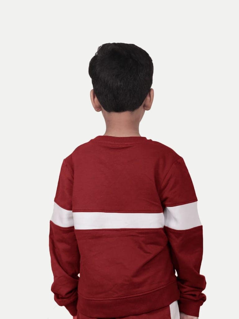 Boys Red Sweatshirt view 4