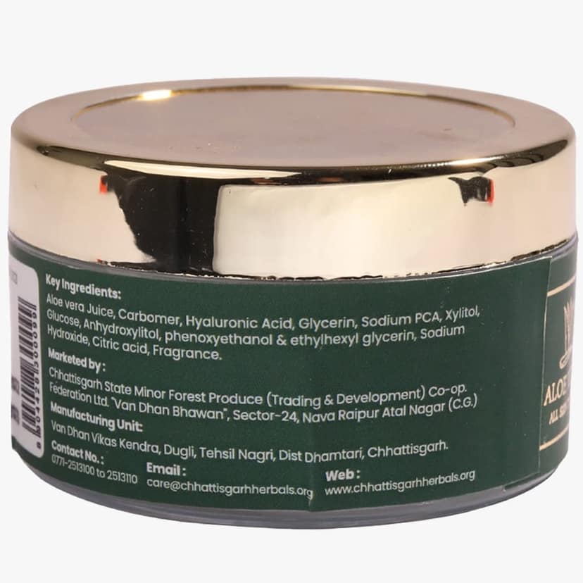 Chhattisgarh Herbals Aloevera Soothing Gel | 50ml view 5