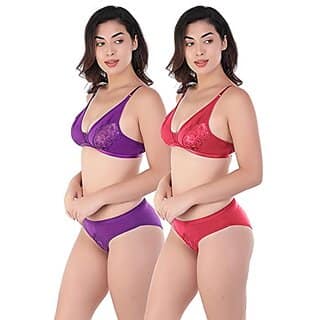 U-Light Micky Bra Panty Set For Women