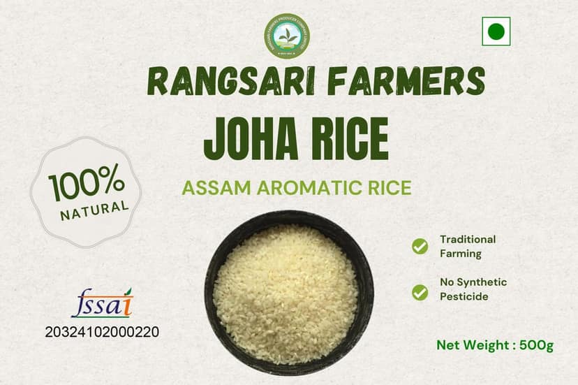 JOHA RICE | ASSAM AROMATIC RICE | 500gm view 3