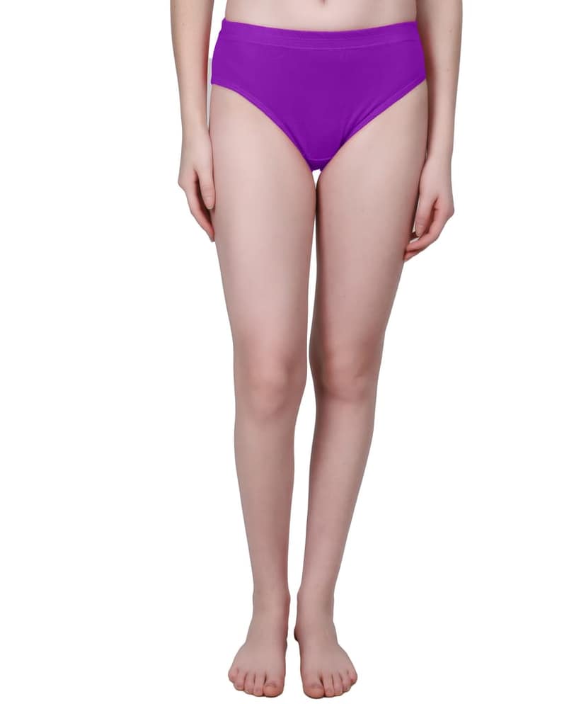 Maxolity Women's Cotton Hipster Panties - Comfortable, Breathable & Everyday Essential Innerwear Panty For Women, Pack of 1 view 2