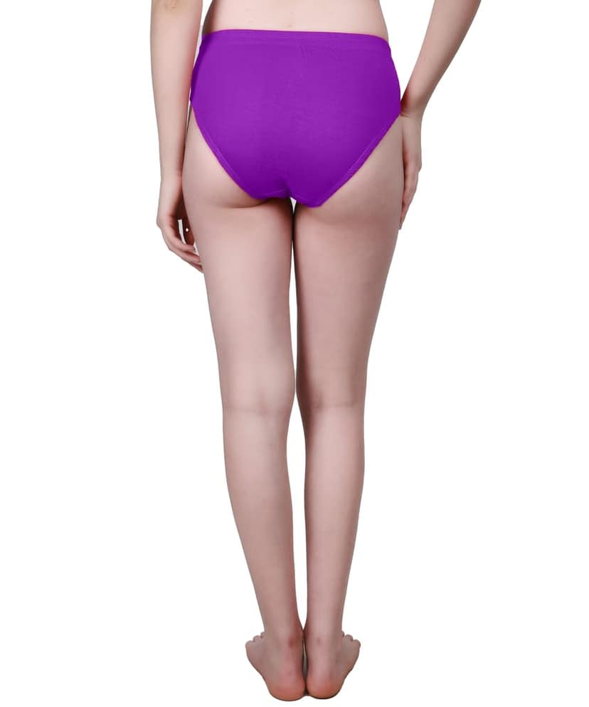 Maxolity Women's Cotton Hipster Panties - Comfortable, Breathable & Everyday Essential Innerwear Panty For Women, Pack of 1 view 5