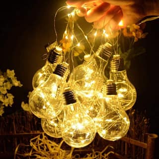 GLOWSERIE Premium Decorative LED Hanging Bulb Fairy Lights for Home, Balcony, Garden and Event Lighting