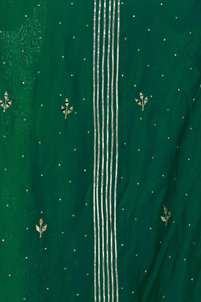 Fairway Dupatta from Amritsar with Gota Patches and Frill Border view 4