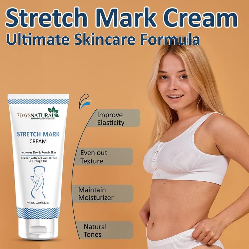 Stretch Mark Removal Cream During Pregnancy | 7Days Natural view 4