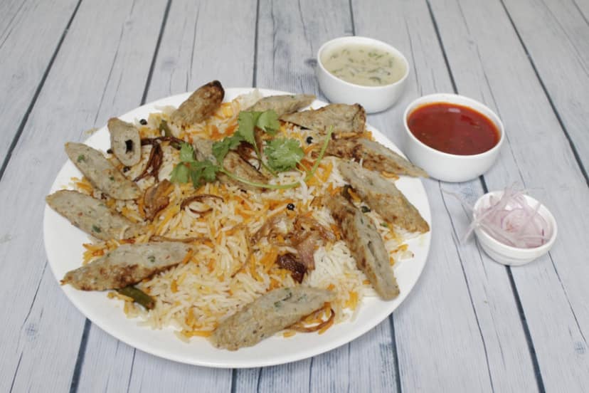 Chicken seekh biryani [4 person]