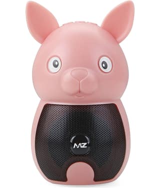 MZ M2 5 W Bluetooth Speaker Bluetooth V 5.0 with SD card Slot Playback Time 6 hrs Pink