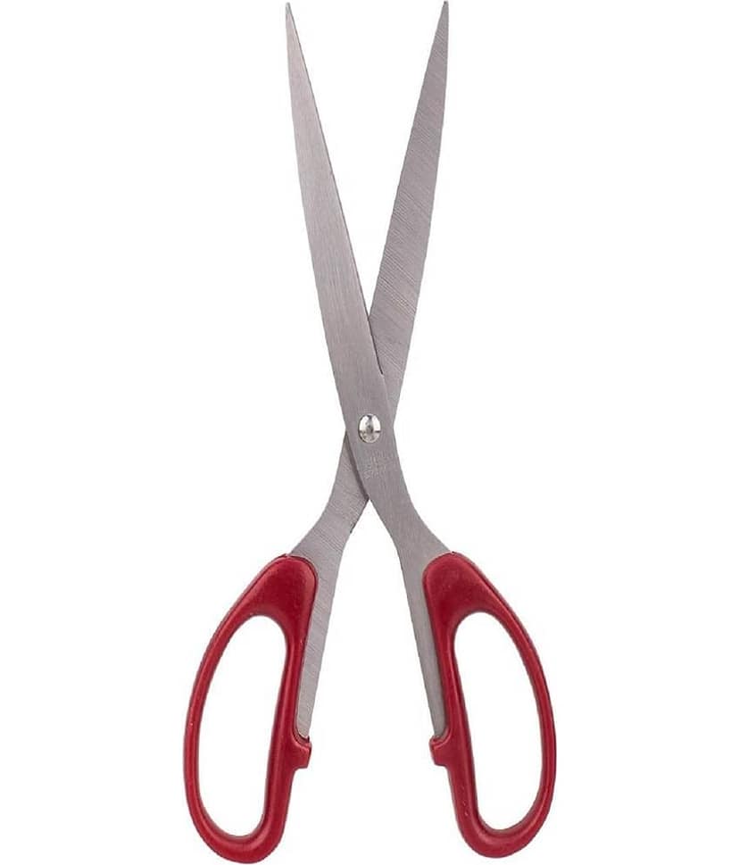 multi colour Scissor Scissors Steel for Multi use Scissor Scissor, Embroidery,Moustache,Craft,Tailor Scissor,Clothing Drawing,Cutting, Making,Office Scissor size 8 inch