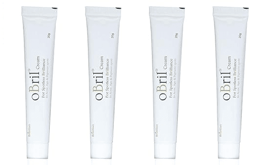 Brinton Obril Cream for Spotless Brilliance Face Acne Skin Gel | 20 Gm x Pack of 4