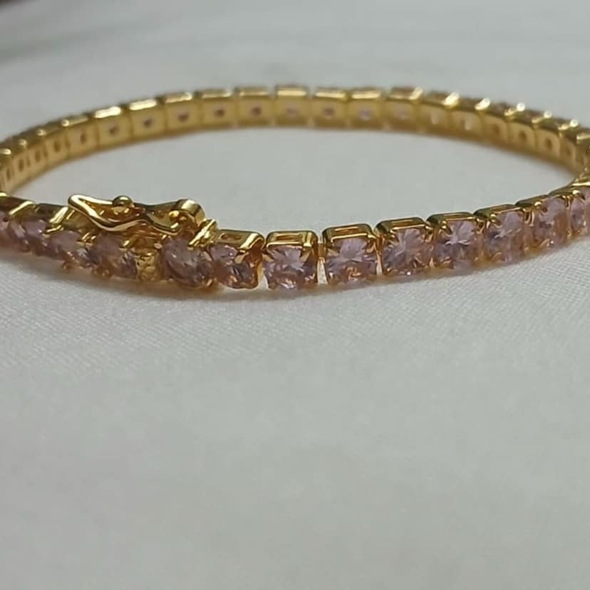 The Daily Blush Tennis Bracelet view 3