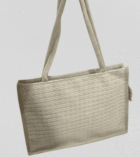 HANDMADE DESIGNER JUTE BAG view 2