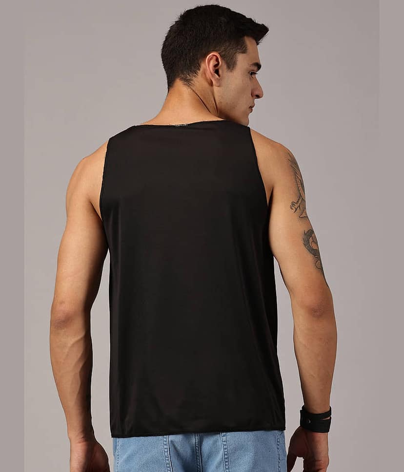 Diversify Pack of 3 Polyester Gym Vest For Men ( Multicolor ) view 2